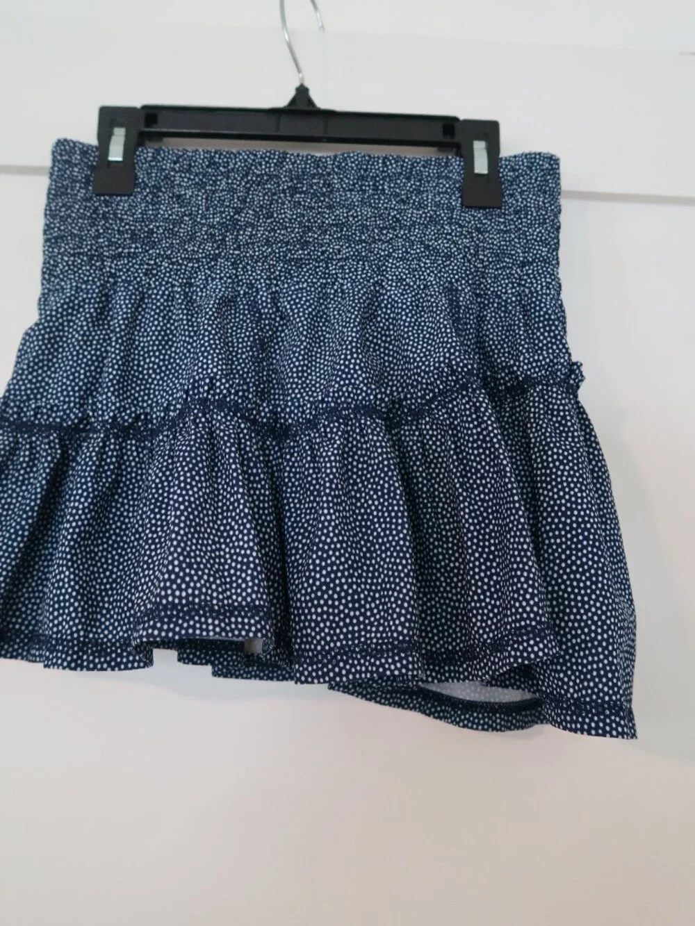 Bubble Navy Blue Polka Dot Tennis Skirt